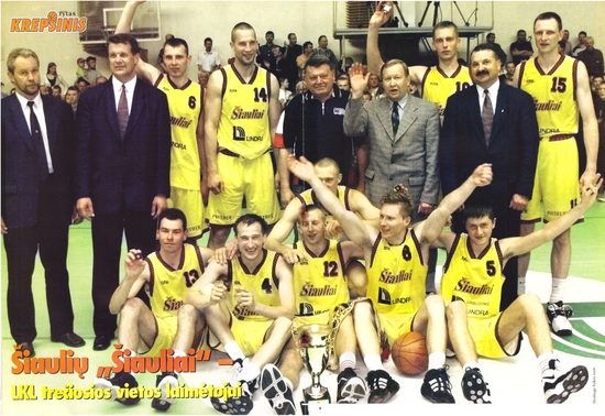 1999-2000 m. pirmoji LKL bronza.