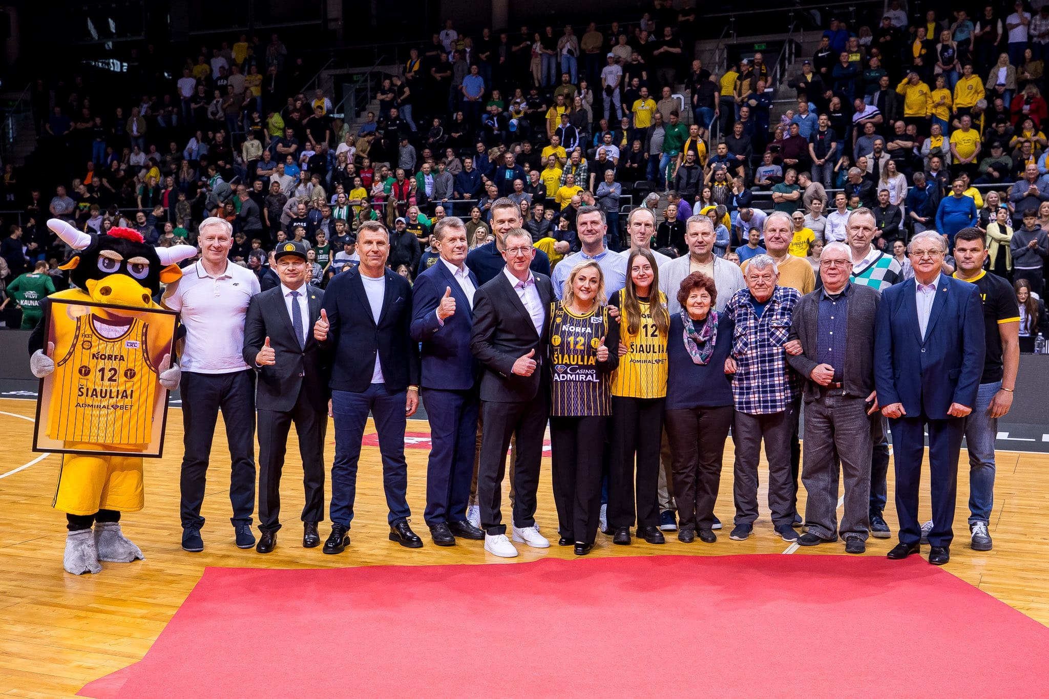 BC Šiauliai. Vaido Pauliukėno pagerbimas 2025-05-21