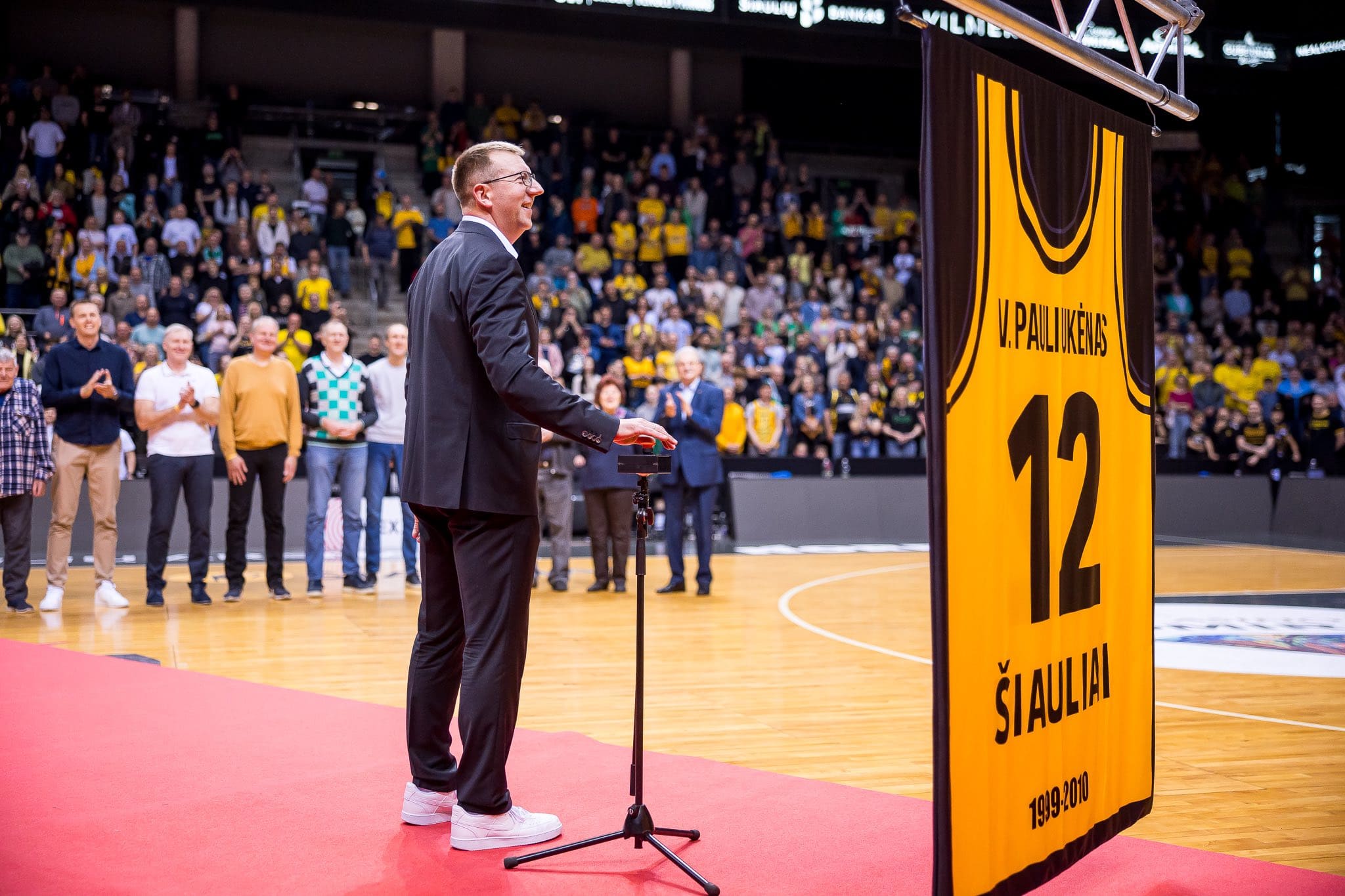 BC Šiauliai. Vaido Pauliukėno pagerbimas 2025-05-21
